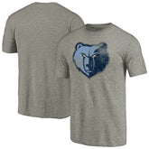 Memphis Grizzlies Distressed Team Logo Tri-Blend T-Shirt