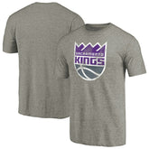 Sacramento Kings Distressed Team Logo Tri-Blend T-Shirt