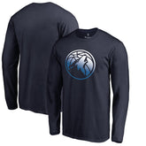 Minnesota Timberwolves Gradient Logo Long Sleeve T-Shirt
