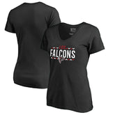 Women's Arriba V-Neck T-Shirt - Atlanta Falcons T-shirts