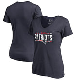 Women's Arriba V-Neck T-Shirt - New England Patriots T-shirts