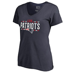 Women's Arriba V-Neck T-Shirt - New England Patriots T-shirts