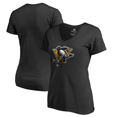 NHL Pittsburgh Penguins Women's Midnight Mascot V-Neck T-Shirt