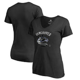 NHL Vancouver Canucks Women's Midnight Mascot V-Neck T-Shirt