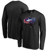 NHL Columbus Blue Jackets Midnight Mascot Long Sleeve T-Shirt