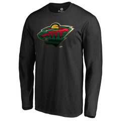 NHL Minnesota Wild Midnight Mascot Long Sleeve T-Shirt