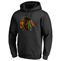 NHL Chicago Blackhawks Midnight Mascot Pullover Hoodie