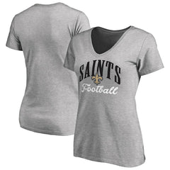 Women's Victory Script V-Neck T-Shirt - New Orleans Saints T-shirts