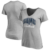 Women's Victory Script V-Neck T-Shirt - Seattle Seahawks T-shirts