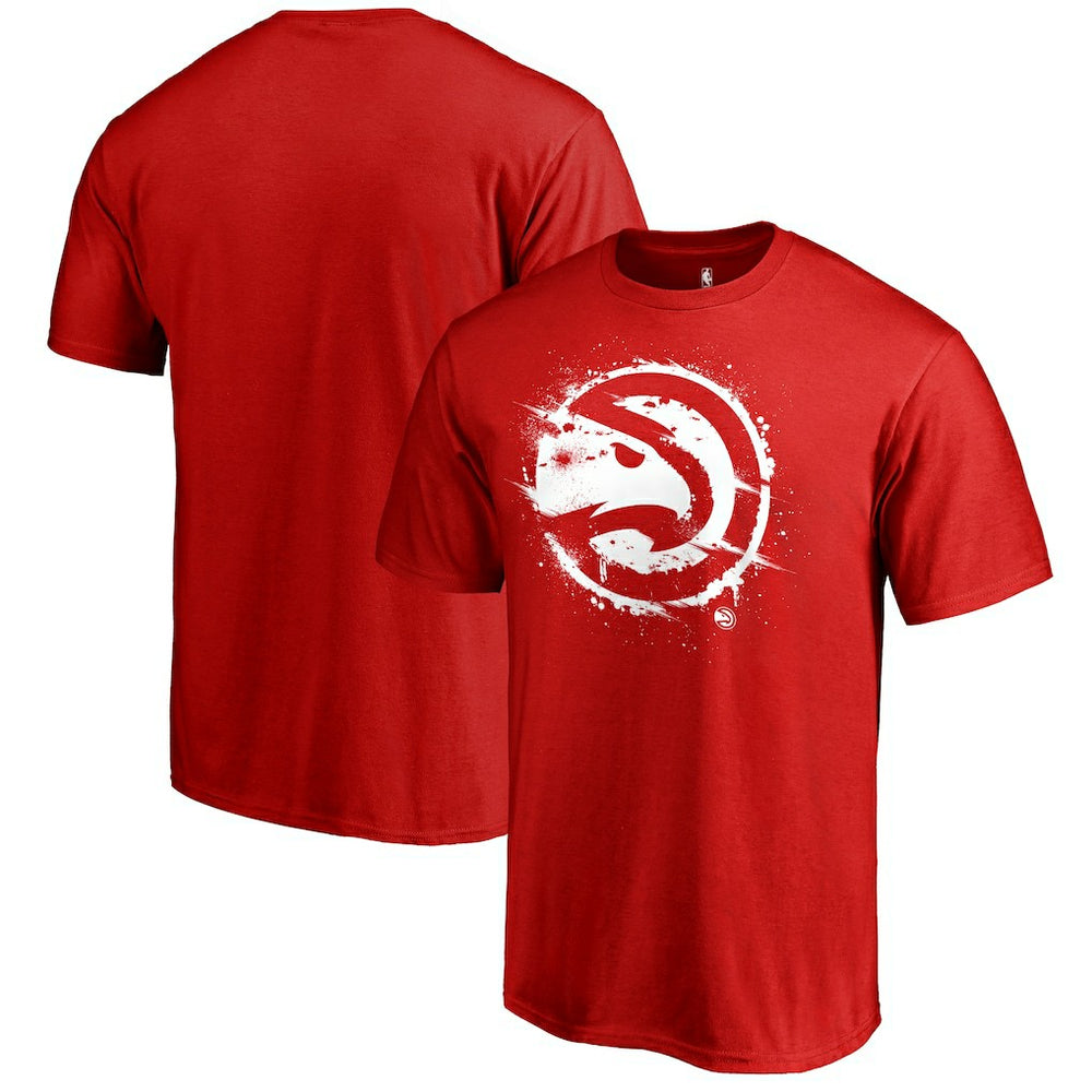 Atlanta Hawks Splatter Logo T-Shirt