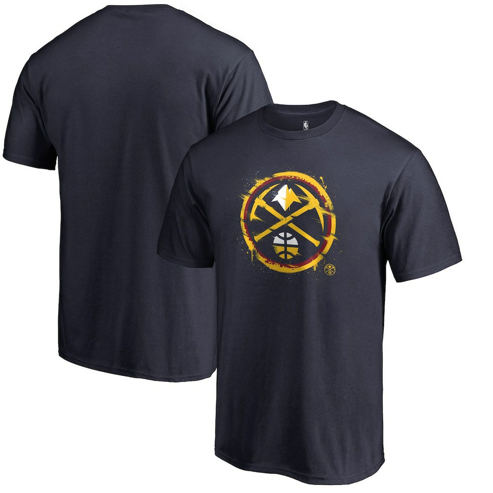Denver Nuggets Splatter Logo T-Shirt sale