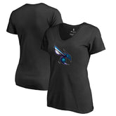 Charlotte Hornets Women's Midnight Mascot V-Neck T-Shirt
