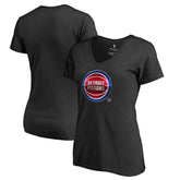 Detroit Pistons Women's Midnight Mascot V-Neck T-Shirt sale