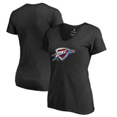 Oklahoma City Thunder Women's Midnight Mascot V-Neck T-Shirt