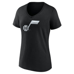 Utah Jazz Women's Midnight Mascot V-Neck T-Shirt
