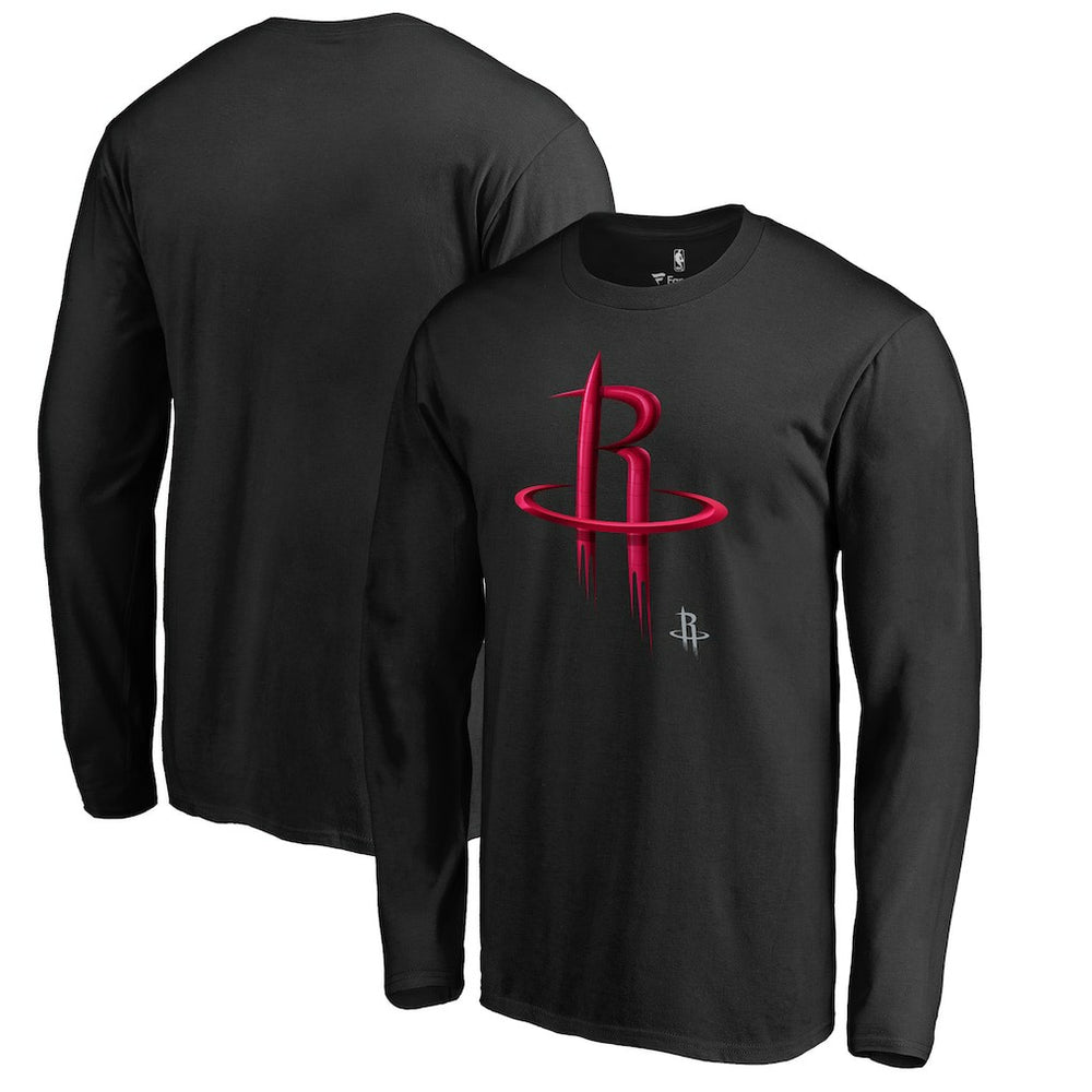 Houston Rockets Midnight Mascot Long Sleeve T-Shirt