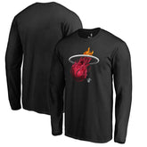 Miami Heat Midnight Mascot Long Sleeve T-Shirt