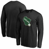 Milwaukee Bucks Alternate Logo Long Sleeve T-Shirt