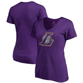 Los Angeles Lakers Women's Static Logo V-Neck T-Shirt