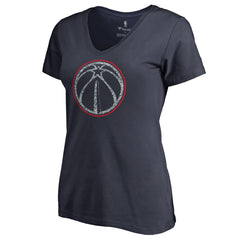 Washington Wizards Women's Static Logo V-Neck T-Shirt
