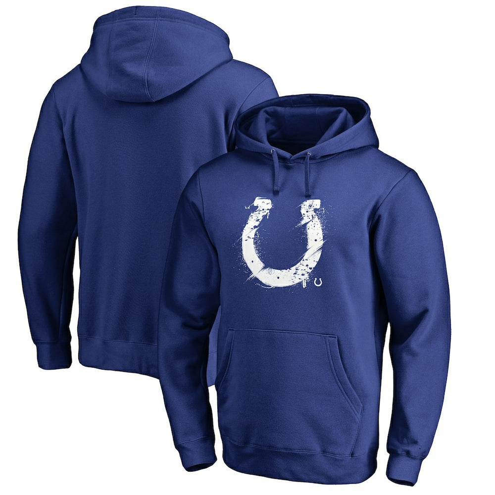 Splatter Logo Pullover Hoodie - Indianapolis Colts Hoodies
