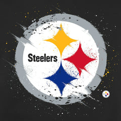 Splatter Logo Pullover Hoodie - Pittsburgh Steelers Hoodies