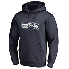 Splatter Logo Pullover Hoodie - Seattle Seahawks Hoodies