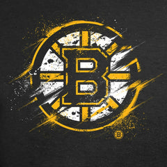NHL Boston Bruins Splatter Logo T-Shirt
