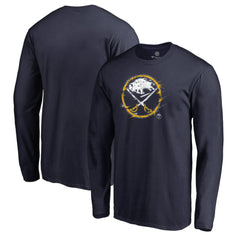 NHL Buffalo Sabres Splatter Logo Long Sleeve T-Shirt