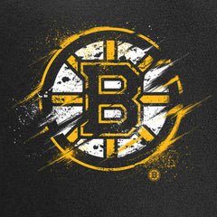 NHL Boston Bruins Splatter Logo Pullover Hoodie