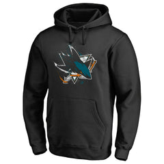 NHL San Jose Sharks Splatter Logo Pullover Hoodie