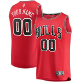 Fanatics Chicago Bulls Fast Break Custom Replica Jersey Red sale