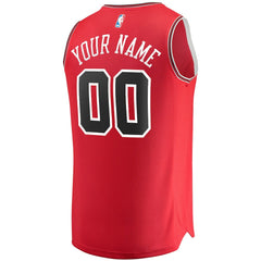 Fanatics Chicago Bulls Fast Break Custom Replica Jersey Red sale