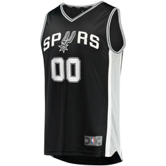 Fanatics San Antonio Spurs Fast Break Custom Replica Jersey Black