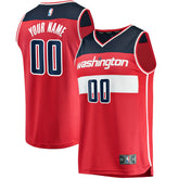 Fanatics Washington Wizards Fast Break Custom Replica Jersey Red