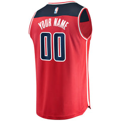 Fanatics Washington Wizards Fast Break Custom Replica Jersey Red