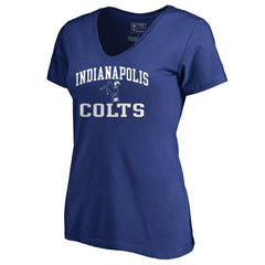Women's Vintage Collection Victory Arch V-Neck T-Shirt - Indianapolis Colts T-shirts