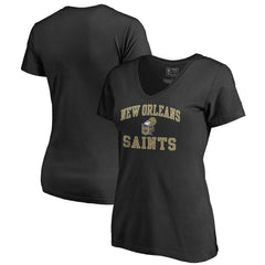 Women's Vintage Collection Victory Arch V-Neck T-Shirt - New Orleans Saints T-shirts