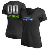 Women's Personalized Midnight Mascot T-Shirt - Seattle Seahawks T-shirts
