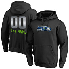 Personalized Midnight Mascot Pullover Hoodie - Seattle Seahawks Hoodies