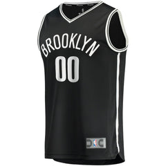 Fanatics Brooklyn Nets Youth Fast Break Custom Replica Jersey Black