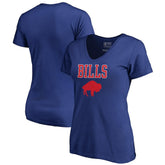 Women's Vintage Team Lockup V-Neck T-Shirt - Buffalo Bills T-shirts