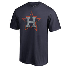 Navy Houston Astros Static Logo T-Shirt