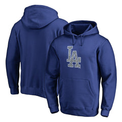 Royal Los Angeles Dodgers Static Logo Pullover Hoodie