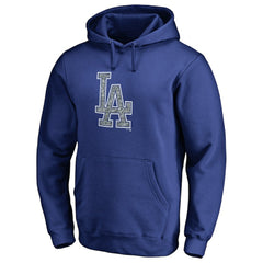 Royal Los Angeles Dodgers Static Logo Pullover Hoodie
