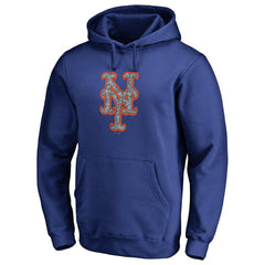 Royal New York Mets Static Logo Pullover Hoodie