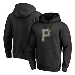 Black Pittsburgh Pirates Static Logo Pullover Hoodie