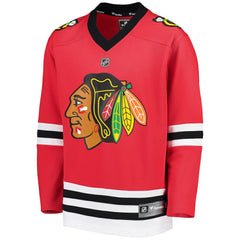 NHL Chicago Blackhawks Fanatics Youth Home Replica Blank Jersey