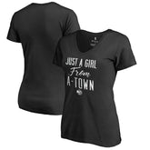 Atlanta Hawks Women's Just a Girl V-Neck T-Shirt