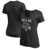 Boston Celtics Women's Just a Girl V-Neck T-Shirt